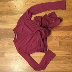 Anthropologie Wrap Top